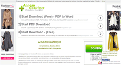 Desktop Screenshot of anneaugastrique.info